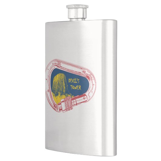 Devil's toren, klimmer Carabiner Flacon (Links)