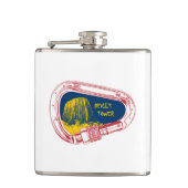 Devil's toren, klimmer Carabiner Heupfles (Voorkant)