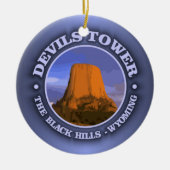 Devils Tower 3 Keramisch Ornament (Voorkant)