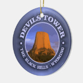 Devils Tower 3 Keramisch Ornament (Links)