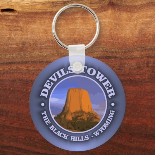 Devils Tower 3 Sleutelhanger (Voorkant)