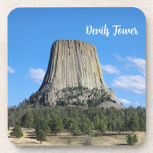 Devils Tower Bier Onderzetter (Voorkant)