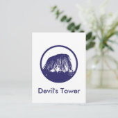 Devil's Tower Briefkaart (Staand voorkant)