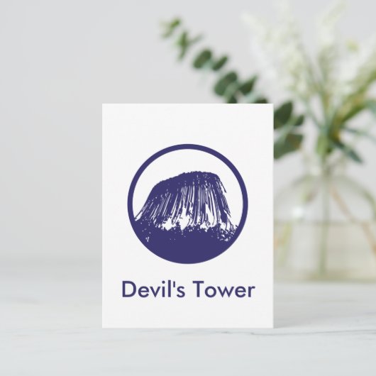 Devil's Tower Briefkaart (Staand voorkant)