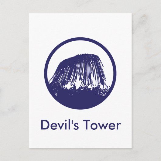 Devil's Tower Briefkaart (Voorkant)