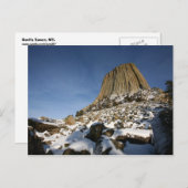 Devil's Tower Briefkaart (Voorkant / Achterkant)