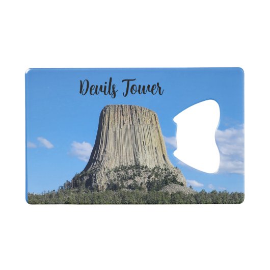 Devils Tower Creditkaart Flessenopener (Voorkant (Horizontaal))