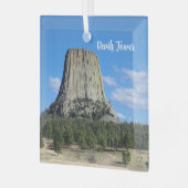 Devils Tower Glas Ornament (Voorkant links)