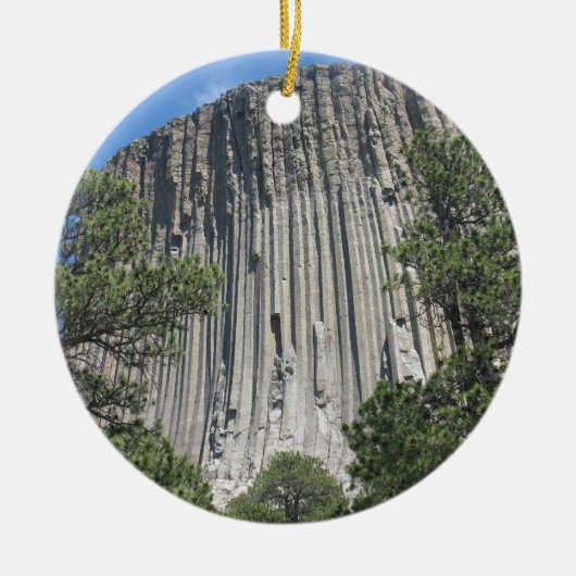 Devils Tower Keramisch Ornament (Voorkant)