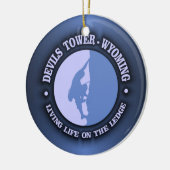 Devils Tower Keramisch Ornament (Links)