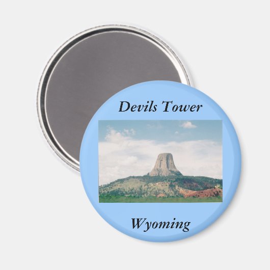 Devils Tower Magneet (Voorkant / Achterkant)