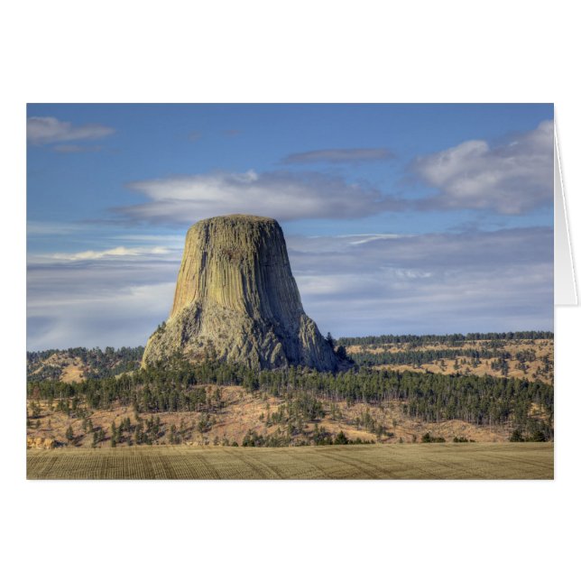 Devils Tower National Monument (Voorkant Horizontaal)