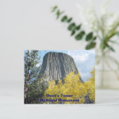 Devil's Tower National Monument Briefkaart (Staand voorkant)