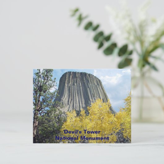 Devil's Tower National Monument Briefkaart (Staand voorkant)