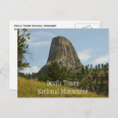 Devils Tower National Monument Briefkaart (Voorkant / Achterkant)