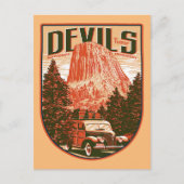 Devils Tower National Monument Briefkaart (Voorkant)