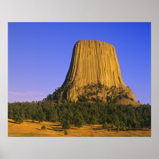 Devils Tower National Monument in Wyoming Poster (Voorkant)