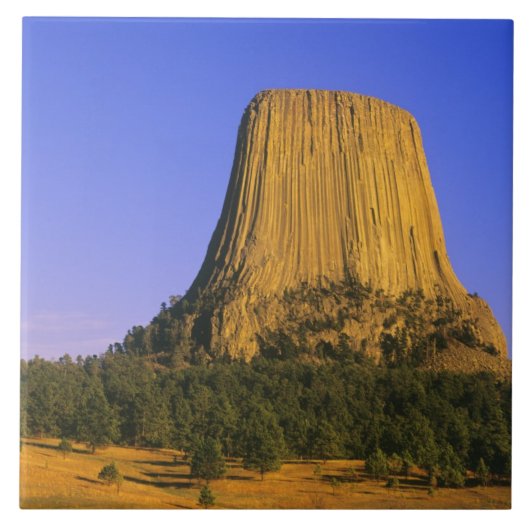 Devils Tower National Monument in Wyoming Tegeltje (Voorkant)