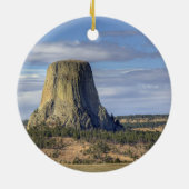 Devils Tower National Monument Keramisch Ornament (Achterkant)