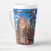 Devils Tower National Monument Latte Mok (Linkerhoek)