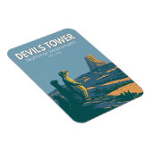 Devils Tower National Monument Prairie Dog  Magneet (Rechterzijde)