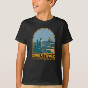 Devils Tower National Monument Prairie Dog T-shirt