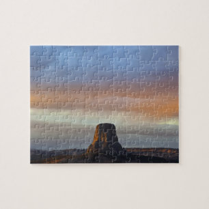Devils Tower National Monument, Storm bij zonsonde Legpuzzel