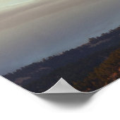 Devils Tower National Monument, Storm bij zonsonde Poster (Hoek)