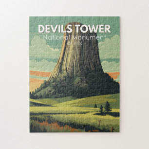 Devils Tower National Monument Travel Art  Legpuzzel
