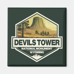 Devils Tower National Monument Travel Art Magneet