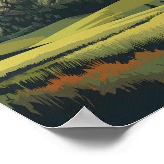 Devils Tower National Monument Travel Art  Poster (Hoek)