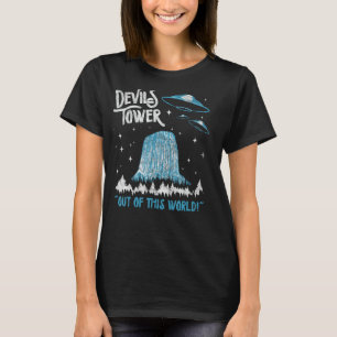 Devils Tower National Monument uit deze wereld! T-shirt