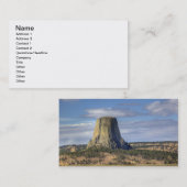Devils Tower National Monument Visitekaartje (Voorkant / Achterkant)