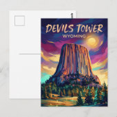 Devils Tower National Monument VS Briefkaart (Voorkant / Achterkant)