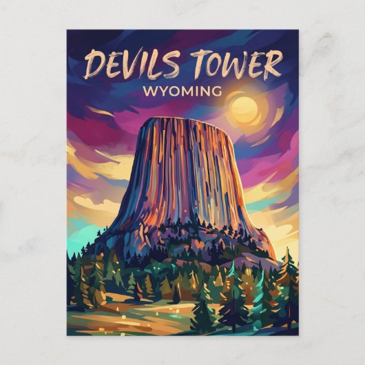 Devils Tower National Monument VS Briefkaart (Voorkant)