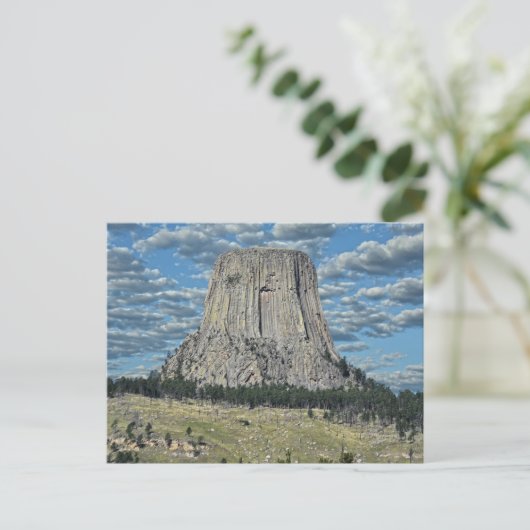 Devils Tower National Monument, Wyoming Briefkaart (Staand voorkant)