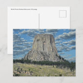 Devils Tower National Monument, Wyoming Briefkaart (Voorkant / Achterkant)