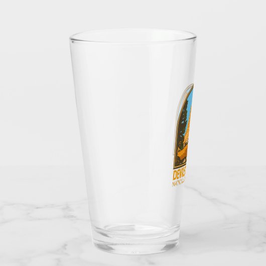 Devils Tower National Monument Wyoming Emblem Glas (Rechts)