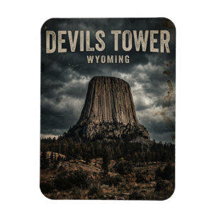 Devils Tower National Monument Wyoming Magneet