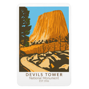 Devils Tower National Monument Wyoming Magneet