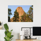 Devils Tower National Monument (Wyoming) Poster (Thuiskantoor)