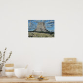 Devils Tower National Monument, Wyoming Poster (Keuken)
