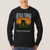 Devils Tower National Monument Wyoming T-shirt (Voorkant)