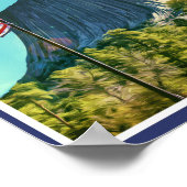 DEVILS TOWER NATIONAL MONUMENT - WYOMING USA POSTER (Hoek)