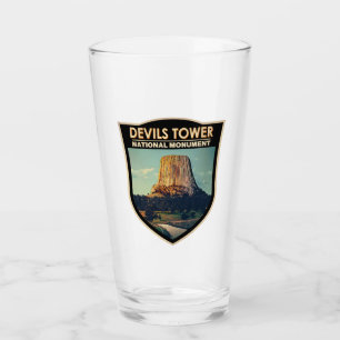 Devils Tower National Monument Wyoming Waterverf Glas