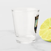 Devils Tower National Monument Wyoming Waterverf Shot Glas (Links)