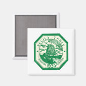 DEVILS TOWER National Park T Shirt Hiking T-shirt  Magneet (Voorkant / Achterkant)