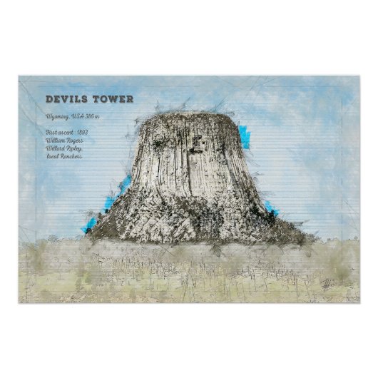 Devils Tower Perfect Poster (Voorkant)