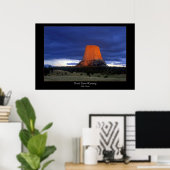 Devils Tower Poster (Thuiskantoor)