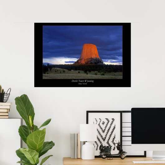 Devils Tower Poster (Thuiskantoor)